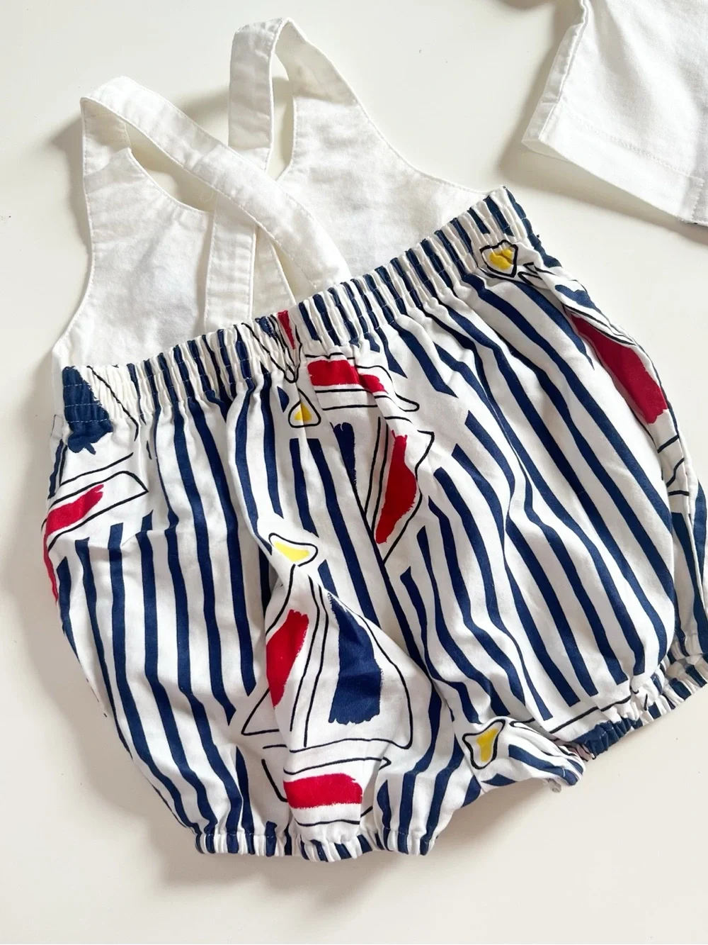 NWT Little Wishes Nautical Sail Boat Overall Bubble & Jacket Set | 3-6m